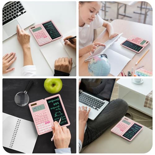 991EX 552 funções Desktop ROATEE Scientific Calculator recarregável e energia solar, tela multiview