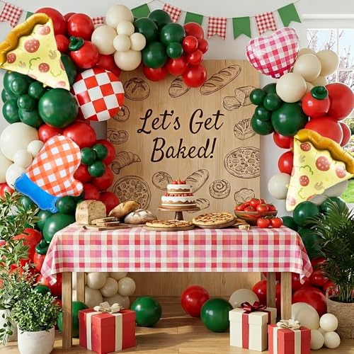Kit décorations fête pizza pour harmoniser facilement votre table sans chercher les accessoires
