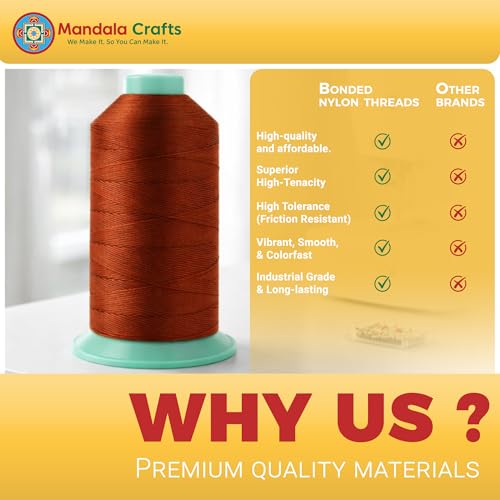 Hilo de Nylon Bonded Mandala Crafts #92 4400 yd Blanco miniatura 2