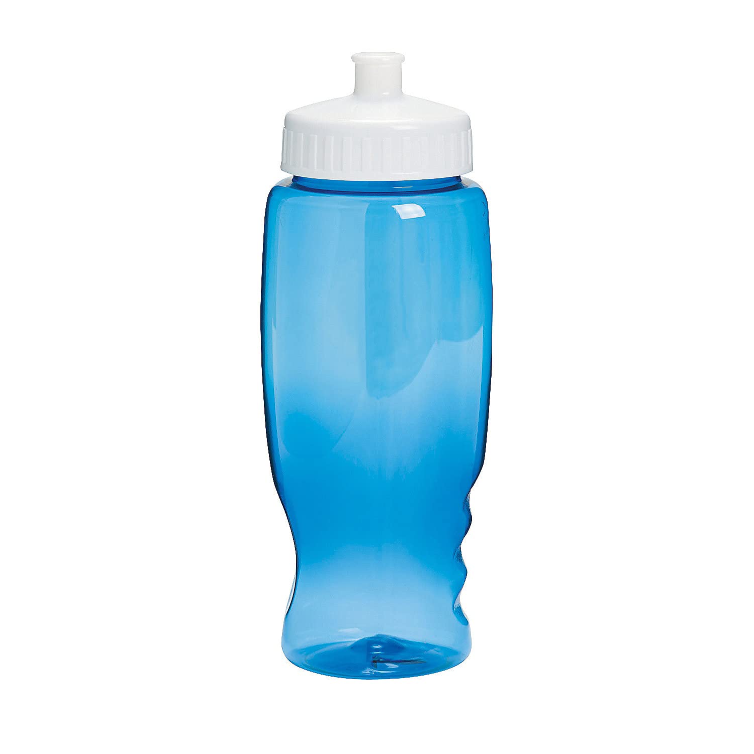 Fun Express 27 oz Blue Plastic Water Bottles - 50 Pieces