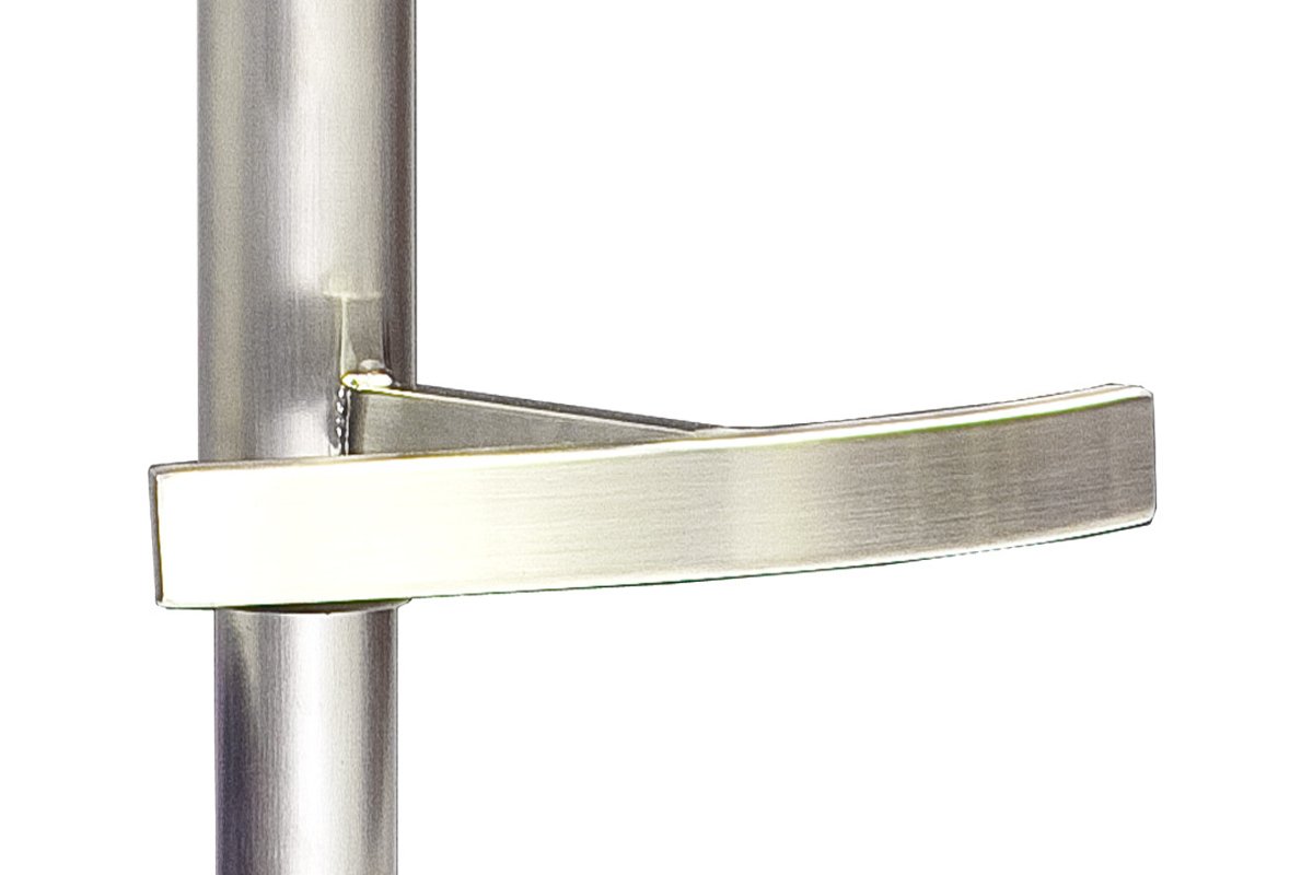 Robas Lund Barhocker mit Lehne Barstuhl Cappuccino drehbar 360 Grad, Hocker höhenverstellbar, PU BAR.DO