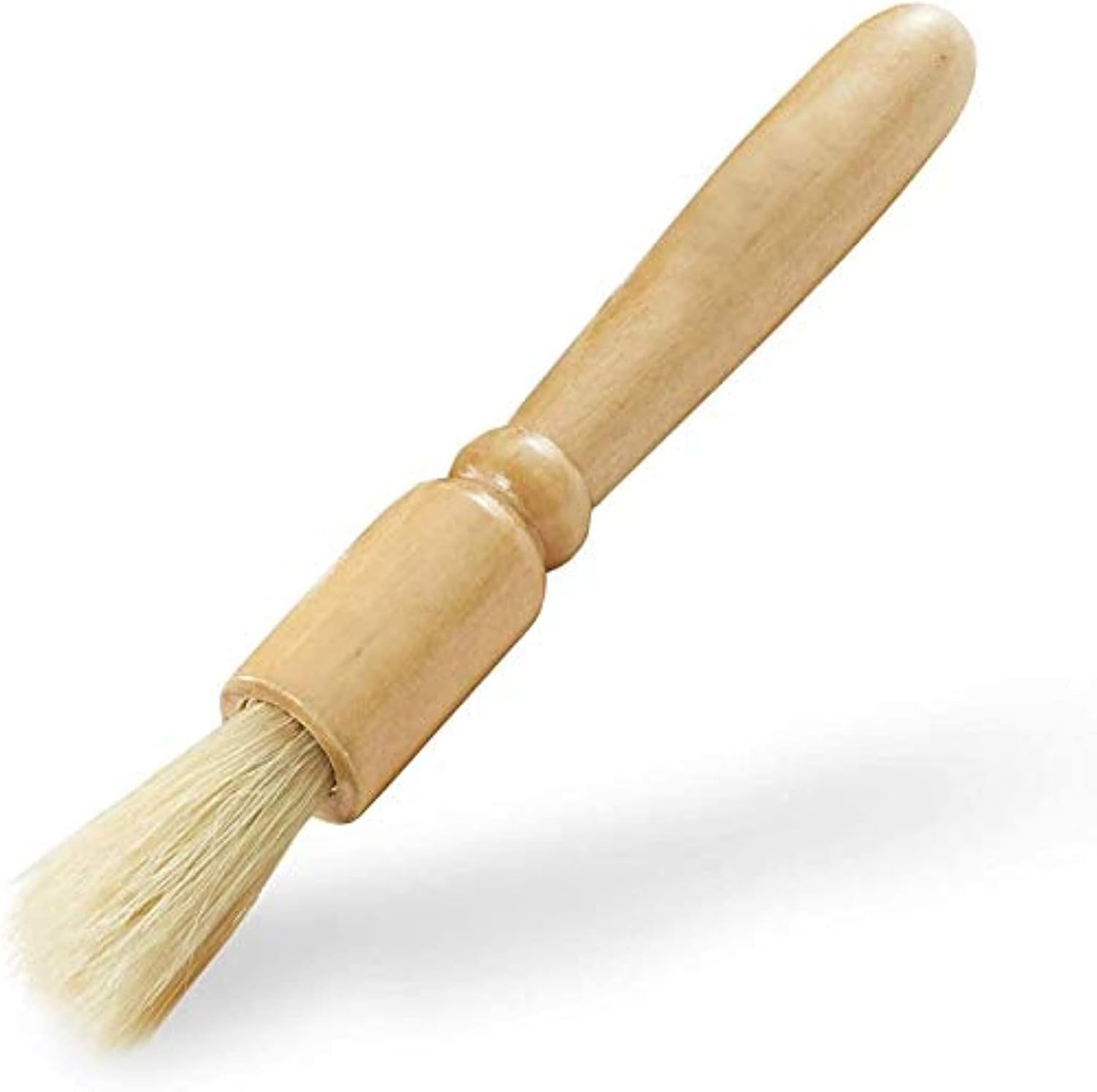 Santo Coffee Grinder Cleaning Brush, Espresso Maker/Machine Cleaner Tool, Wood Handle & Natural Bristles Wood Dusting Espresso Brush Accessories