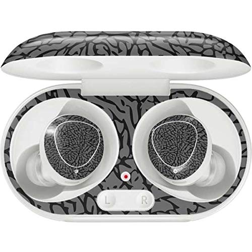 Skinit Decal Audio Skin Compatible with Samsung Galaxy Buds+ - Officially Licensed Skinit Originally Designed Elephant Print Grey Design