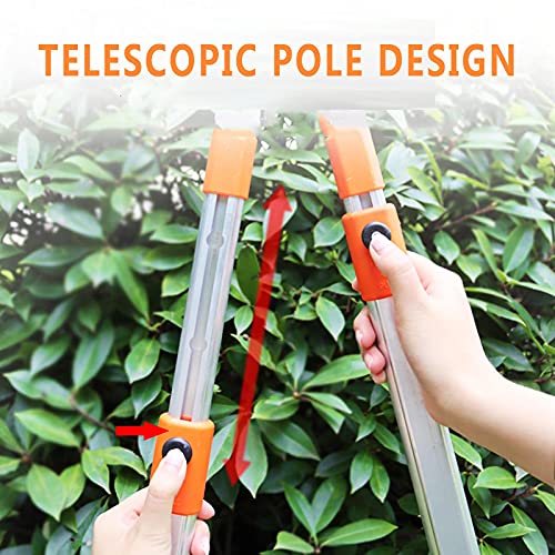 DuYong 106 cm SK-5 stalen blad tuintak trimmer, 5 posities verstelbaar, trimmer Oranje - Image 5