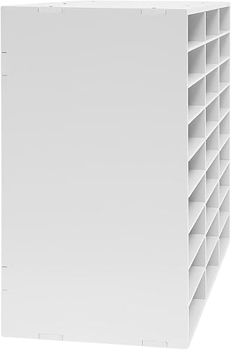 Miniatura 4 de Organizador de literatura, 27 compartimentos, clasificador de archivos ajustable, centro de correo, soporte para revistas, gabinete de