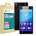 Rhidon Sony Xperia Z3+/Z3 Plus/Z4 (Front + Back) Tempered Glass Screen Protectors Anti Fingerprint Bubble Free Shatterproof Shockproof Protective Skin Film for Sony Xperia Z3+/Z3 Plus/Z4