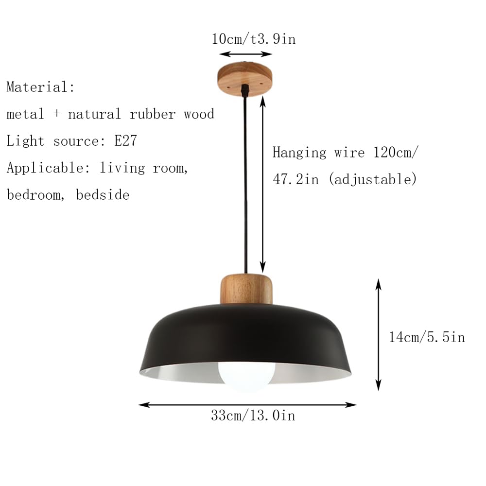 Lampada A Sospensione Minimalista Per Isola Cucina Con Paralume