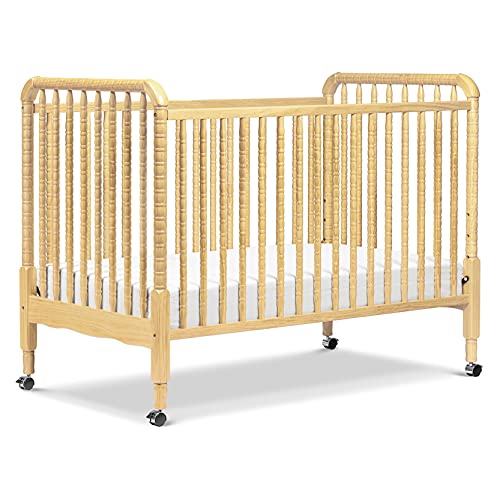 Image of DaVinci Jenny Lind 3-in-1 Baby Crib Convertible to Toddler Bed, Daybed - Easy to Assemble - GREENGUARD Gold Certified - 4 Adjustable Mattress Heights, Conversion Kit Sold Separately - Natural