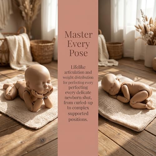 Muñeco bebe realista articulado 50 cm silicona miniatura 6