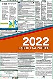 (Spanish) 2020 Texas Labor All-in-One Labor Law Posters (Laminated) OSHA Compliant 27 x 40 inch [TX2-27X40-SP]