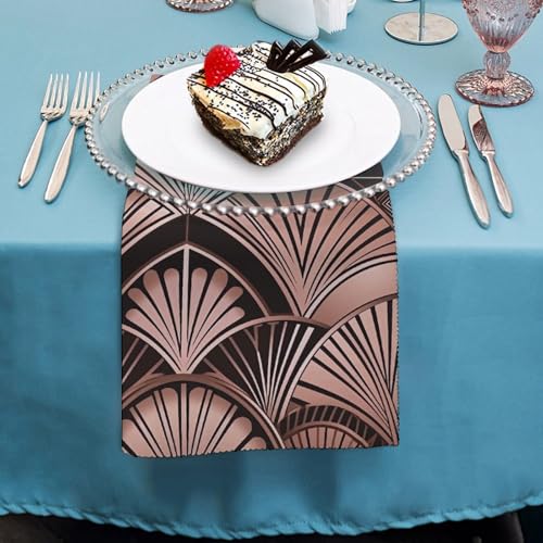 Servilletas de Tela con Patrón Art Deco 6 Unidades miniatura 4