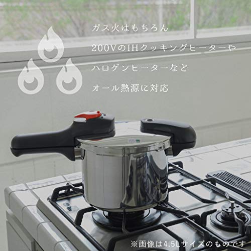 Olla a presión Acero inoxidable 2.5 Litros miniatura 5