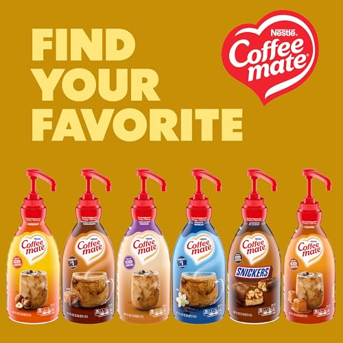 Image of Nestle Coffee mate Coffee Creamer, Creme Brulee, Liquid Concentrate Pump Bottle, Non Dairy, No Refrigeration, 50.7 fl oz (Pack of 2)