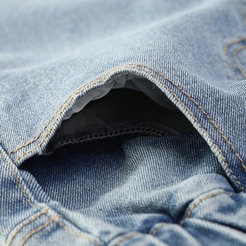 Girls Skinny Flare Jeans High Waisted Kids Aesthetic Denim Bell Bottom Vintage Elastic Waist Bootcut Jeans Slim4