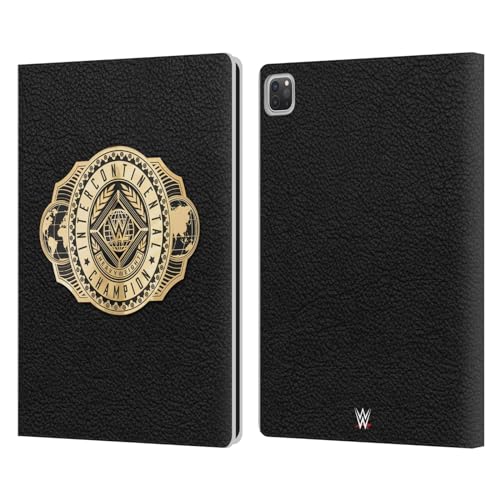 Head Case Designs Officially Licensed WWE Intercontinental Championship Title Belts Leather Book Wallet Case Cover Compatible with Apple iPad Pro 12.9 2020/2021/2022
