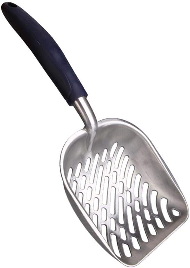 mestolo di metallo per lettiera per gatti