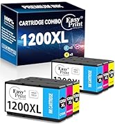 KIXUNY 1200XL Ink Cartridges For Canon MAXIFY MB2320 MB2720 MB2050 Printer, 4 Pack