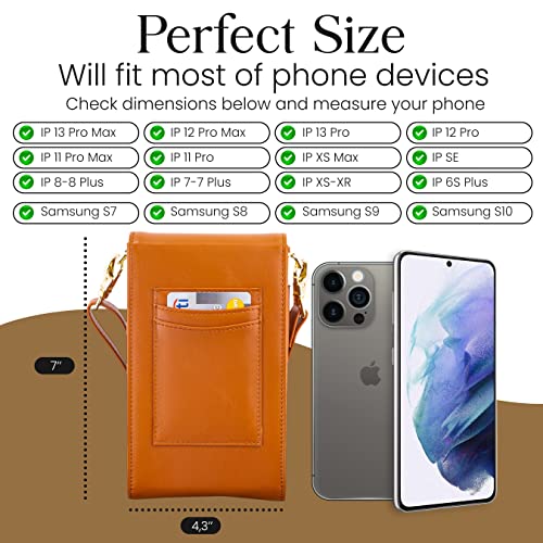 Image of Classico Small Crossbody Phone Purse for Women - Crossbody Bag Wallet for Phone, Cards, Accessories