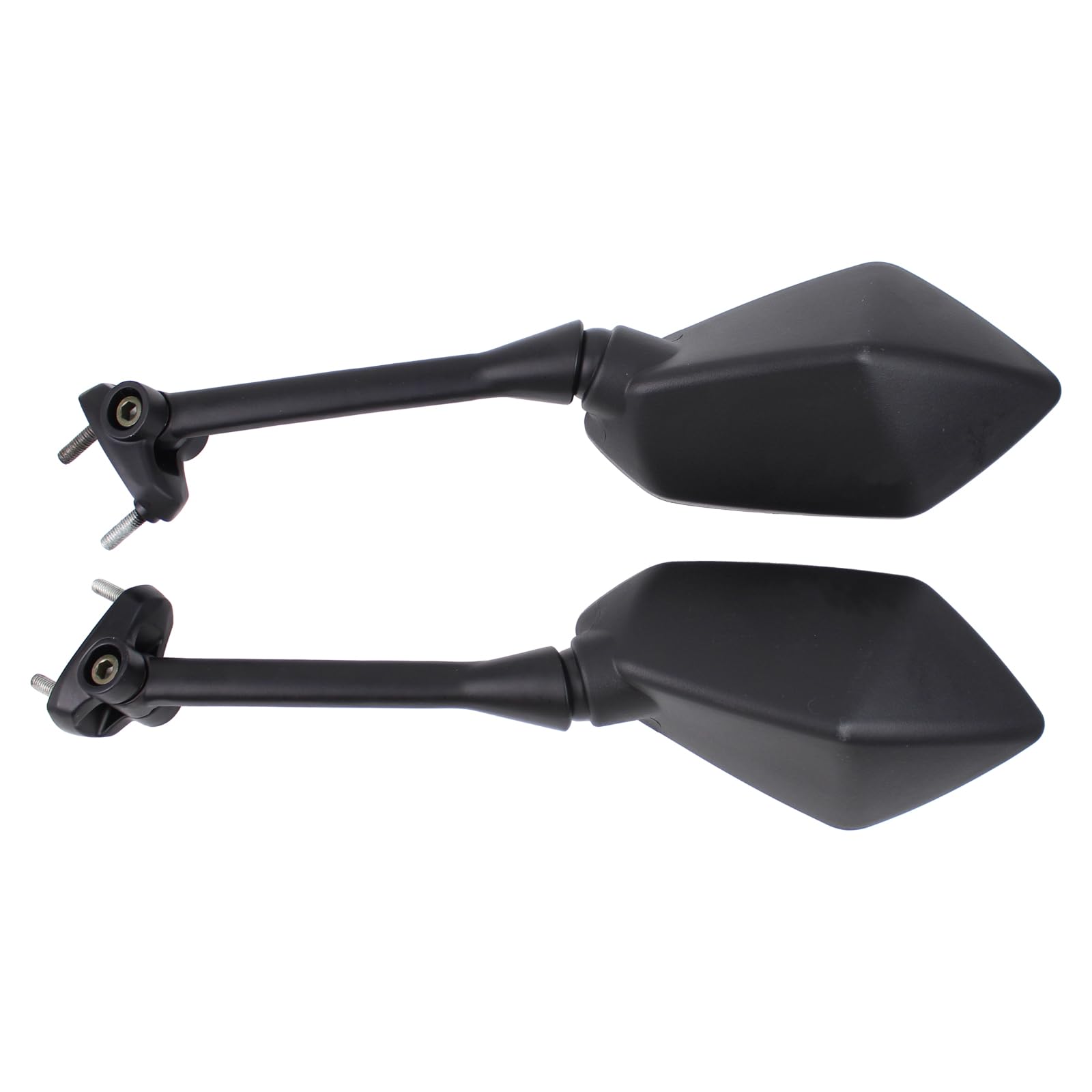 Rückspiegel Spiegel Rückansicht Seitenspiegel Motorradspiegel Motorrad Verkleidungsspiegel Lenkerspiegel schwarz vorne links und rechts für Kawasaki ER6F ER6N ER 6F ER 6N ER-6F ER-6N ABS 2009-2011