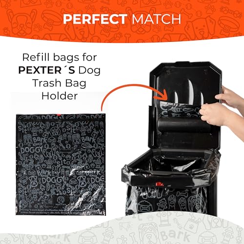 Dog Poop Waste Holder for Outside Use  13 Gallon Outdoor Dog Waste Refill Bags  4 Pack  40 Waste Bag Count waste Bags  Cucciolini Doodles Dog poop waste holder for outside use  13 gallon outdoor dog waste refill bags  4 pack  40 waste bag count waste bags   cucciolini doodles