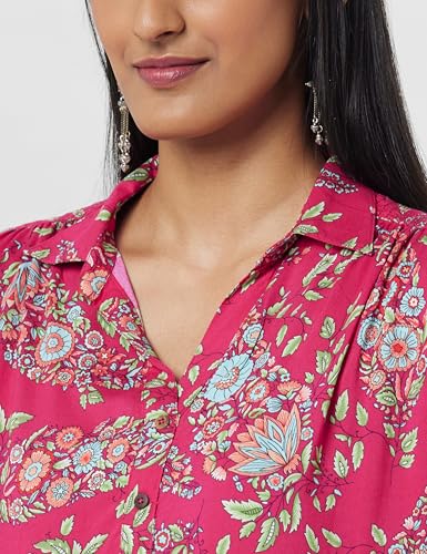 Image of BIBA Women's Printed Regular Fit Blouse