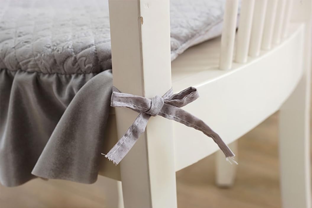Pack 2 Almohadillas Para Sillas De Felpa Suave 45x45 Cm – Base Antideslizante, Para Comedor, Oficina O Silla De Ruedas