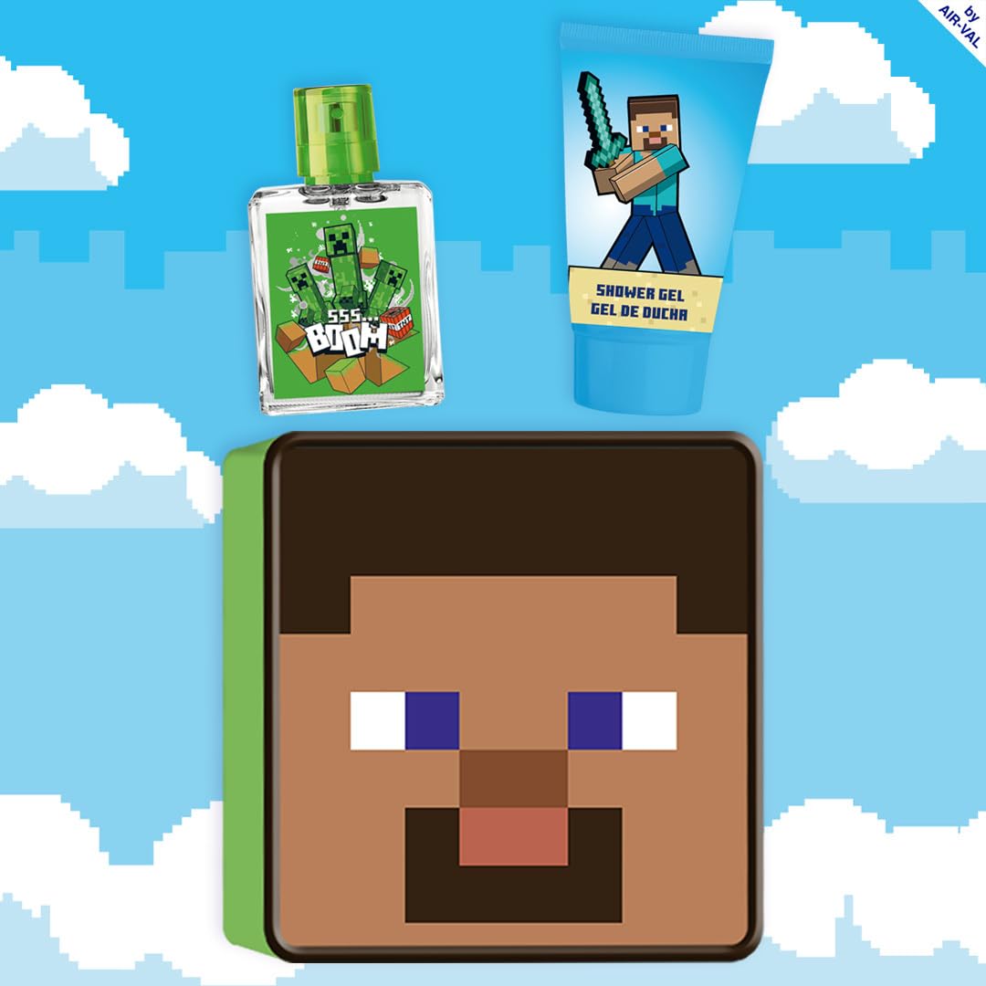 Minecraft - Beauty case EDT 50 ml e gel doccia 100 ml