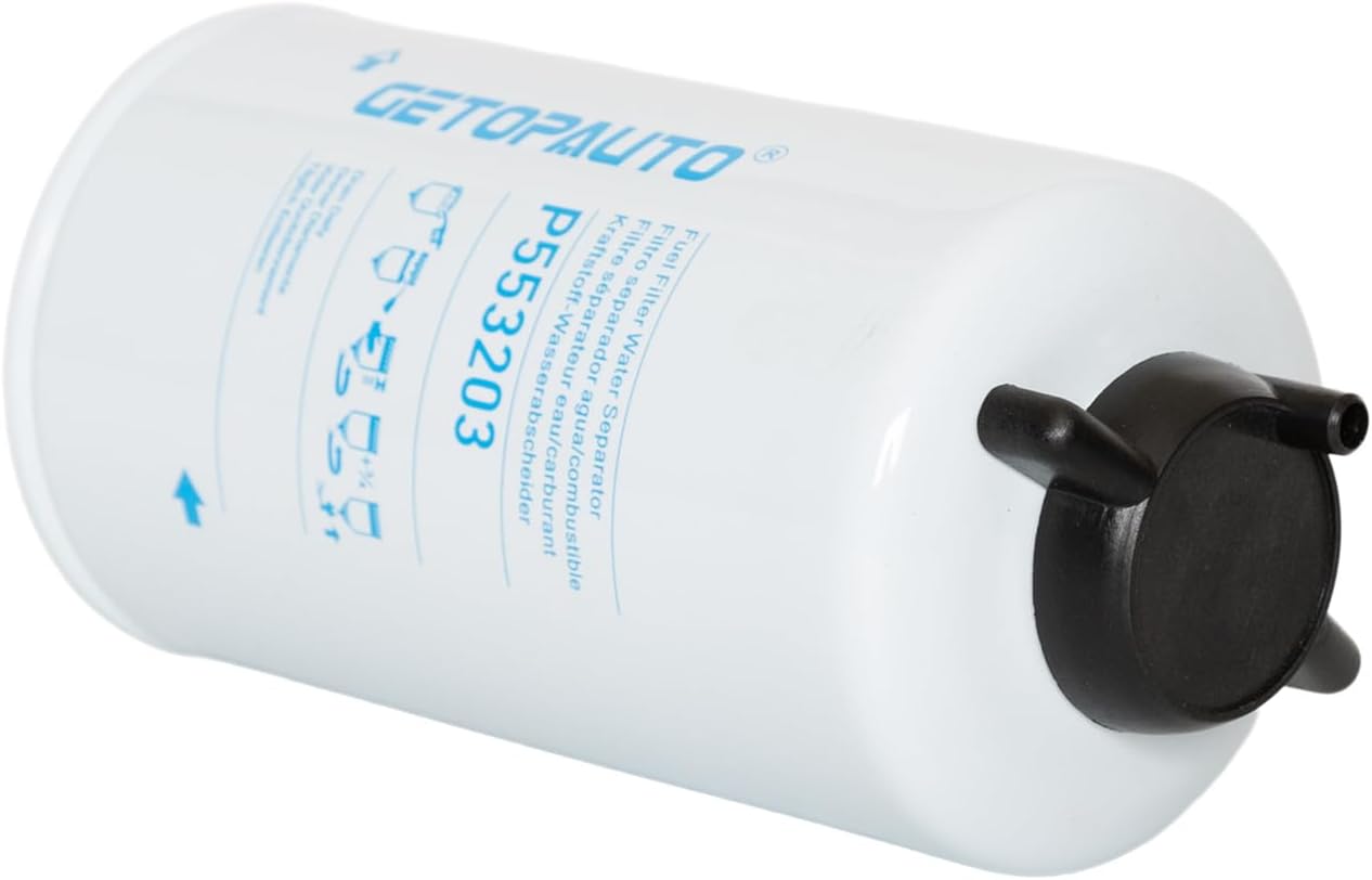 GETOPAUTO P553203 Fuel Filter Water Separator, Replaces Baldwin BF1321, Fleetguard FS1246, Racor S3203, Wix 33433(set of 3)