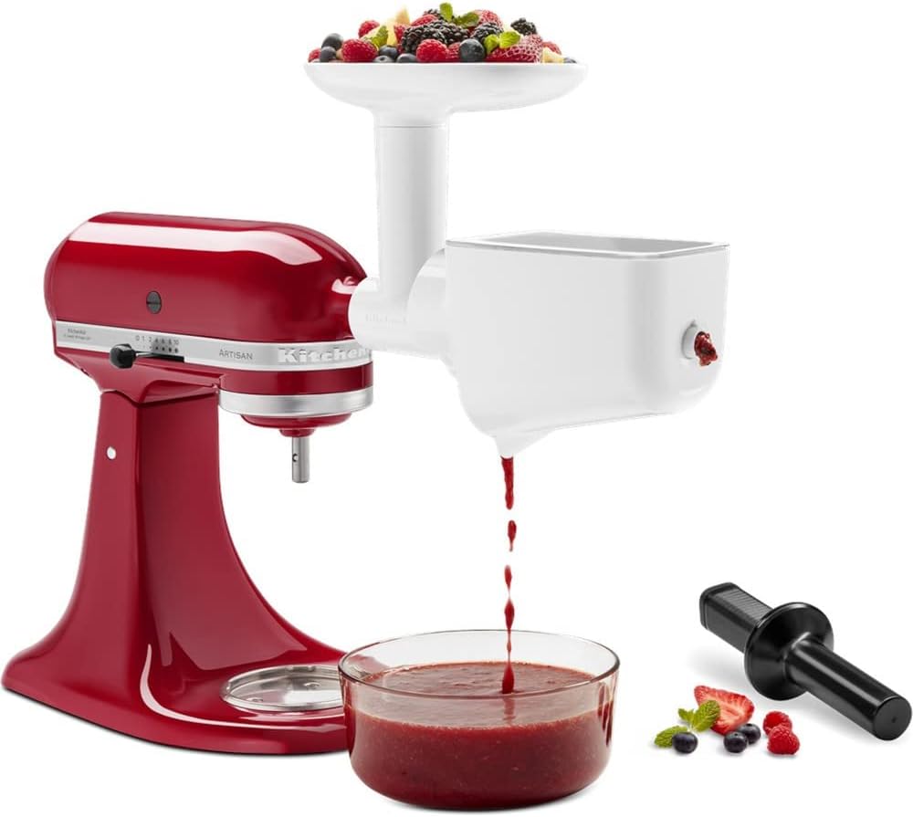 KitchenAid Fruit & Vegetable Strainer Set with Food Grinder Attachment