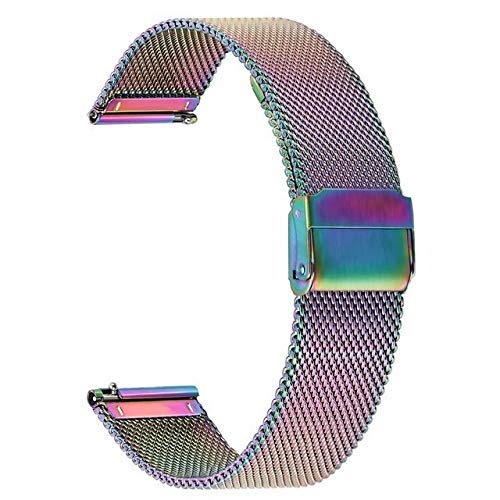 Bracelet de montre acier inoxydable maille compatible Active 2 44mm 40mm