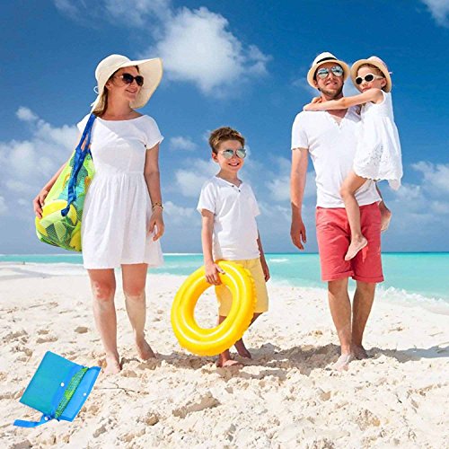 SupMLC Mesh Extra Large Beach Bags and Totes - Holds Toys, Towels, Sand Away - For Children's Toys, Market, Grocery, Picnic by SupMLC - Image 2