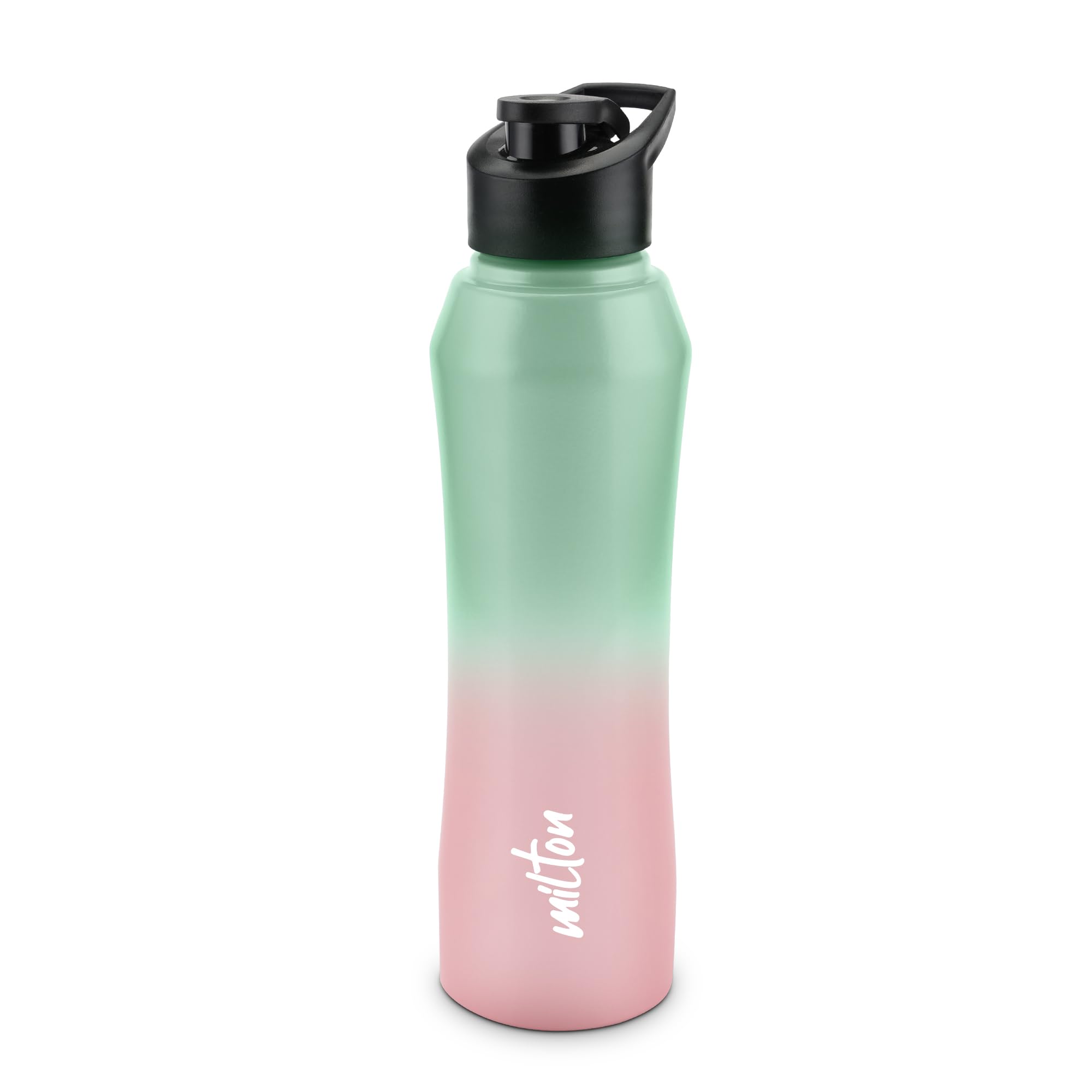 Comet 1000 Stainless Steel Water Bottle 1000 ml, Single Walled, ISI Certified I Leak Proof Lid, Rust Proof I For School, Office, Gym I Mint Pink