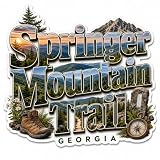 Springer Mountain Trail Georgia Die-Cut Magnet Souvenir...