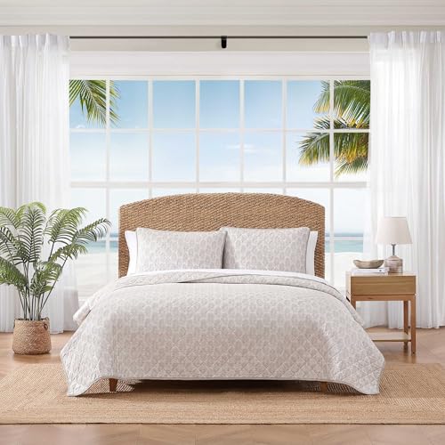 Tommy Bahama - King Size Quilt Set with Matching Shams