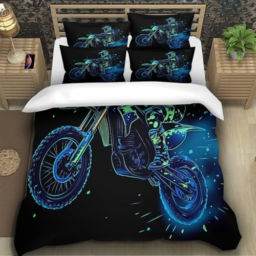 Parure de lit confortable 3D pour chambre d'hommes cosy - 5