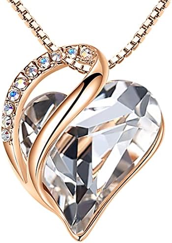 Leafael 18K Rose Gold Plated Love Heart 