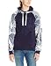 Southpole Men's Pull Over Hoodie with Tiger Head and All Over Patterns