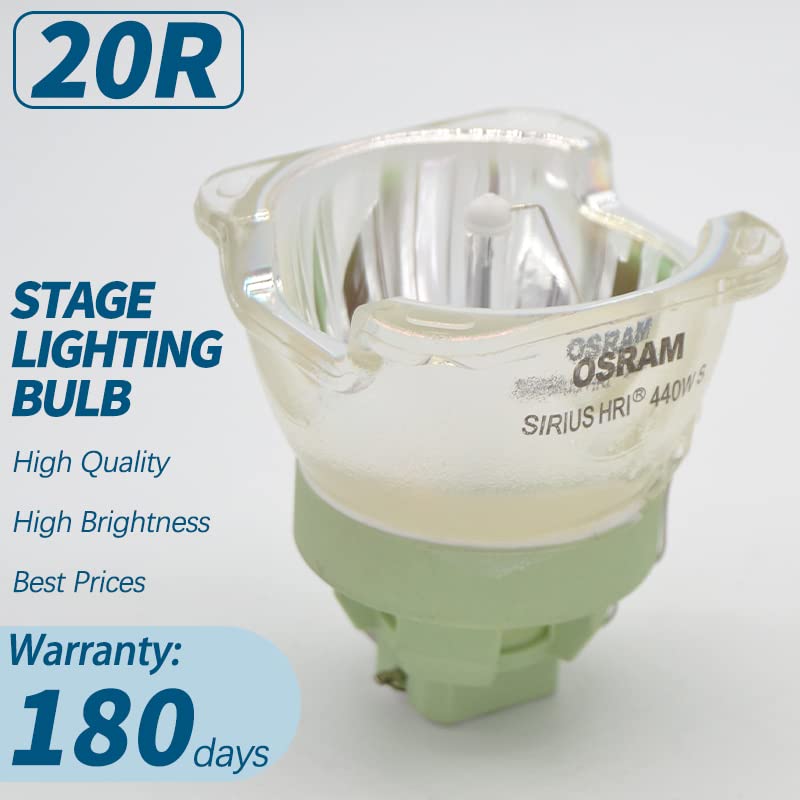 SeiZed 20R 440W Sharpy Beam/Foco de Cabeza móvil 461W 470W 482W lámpara de Escenario de luz de Platino sin balasto (Color : 470W)