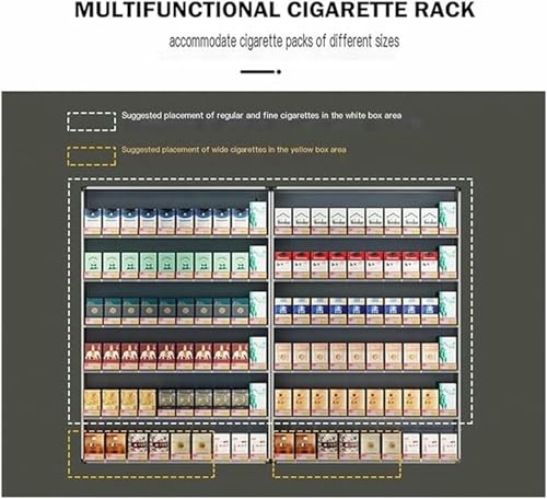 Présentoir à cigarettes pour l'aménagement moderne d'un bureau de tabac