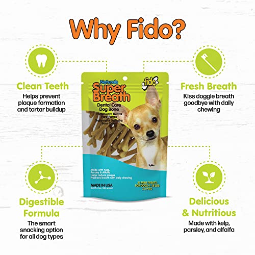 NATURALS Super Breath Dental Care Bones for Dogs – 21 Treats/Pack (3 Pack) – Dog Dental Treats for Small Dogs, Made in USA, Dog Dental Chews Help Reduce Plaque, Tartar Buildup & Freshens Breath NATURALS Super Breath Dental Care Bones for Dogs – 21 Treats/Pack (3 Pack) – Dog Dental Treats for Small Dogs, Made in USA, Dog Dental Chews Help Reduce Plaque, Tartar Buildup & Freshens Breath