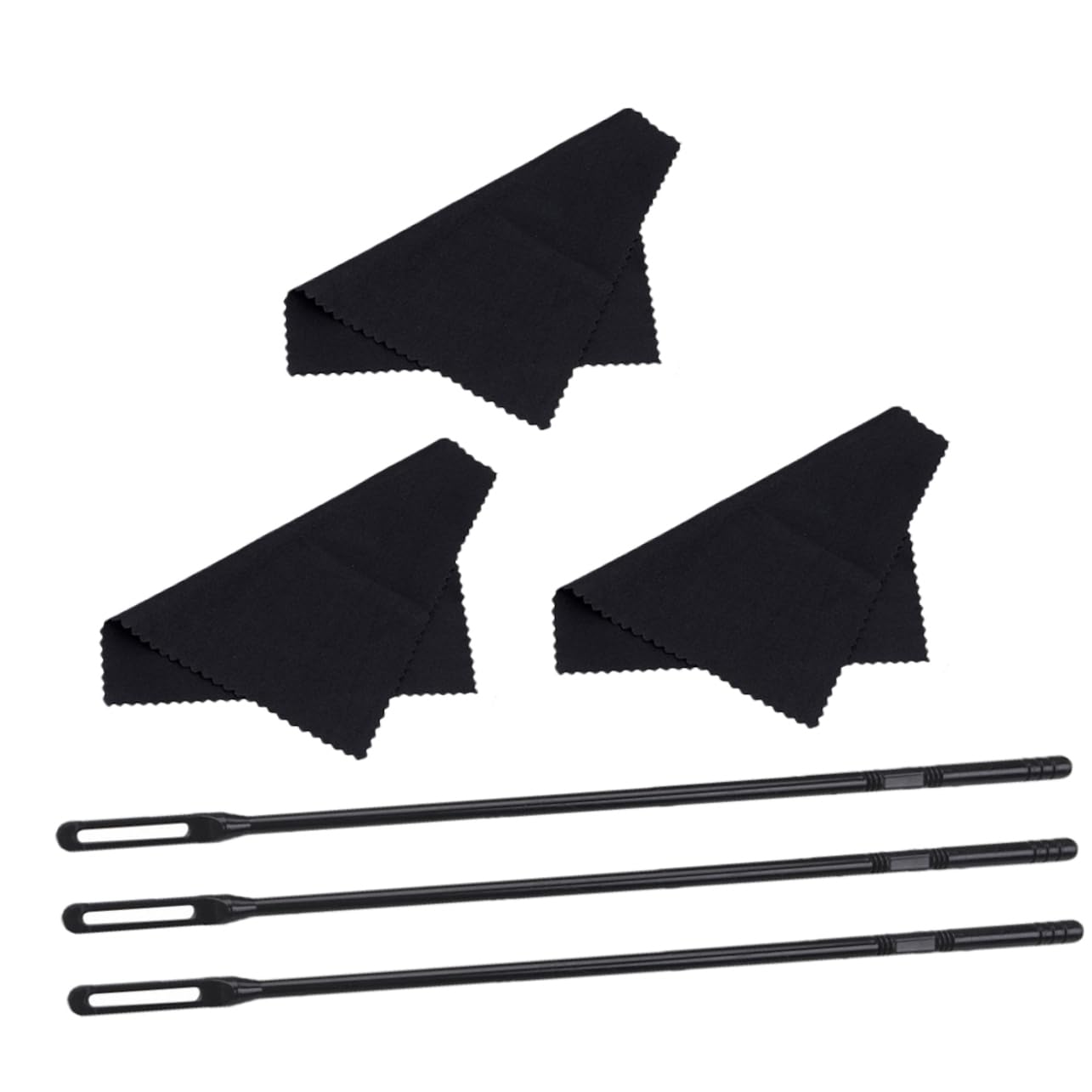 JOINPAYA Saxophone Flute Clarinet Cleaning Kit Easy-to-use Cleaning Cloth Rod Set for Musical Instruments