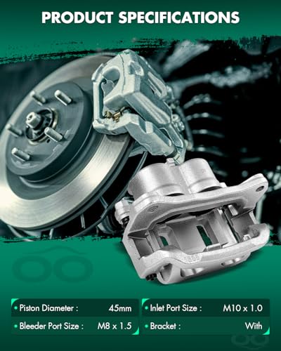 Image of SCITOO 18B5027AS Front Right Passenger Side Brake Caliper Fits For Ford For Edge 2010-2014,For Lincoln For MKX 2011-2015,For Mazda For CX-9 2007-2015, With Bracket,1PC