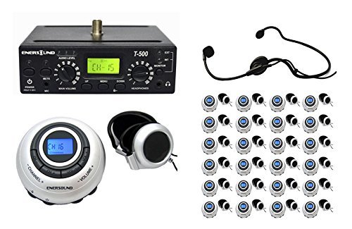 25-Person Multichannel Translation System with Interpreter Monitor. US-Based Lifetime Limited Warranty and Support: Ideal for Church, School & Conference Language Interpretation. Headsets Included.