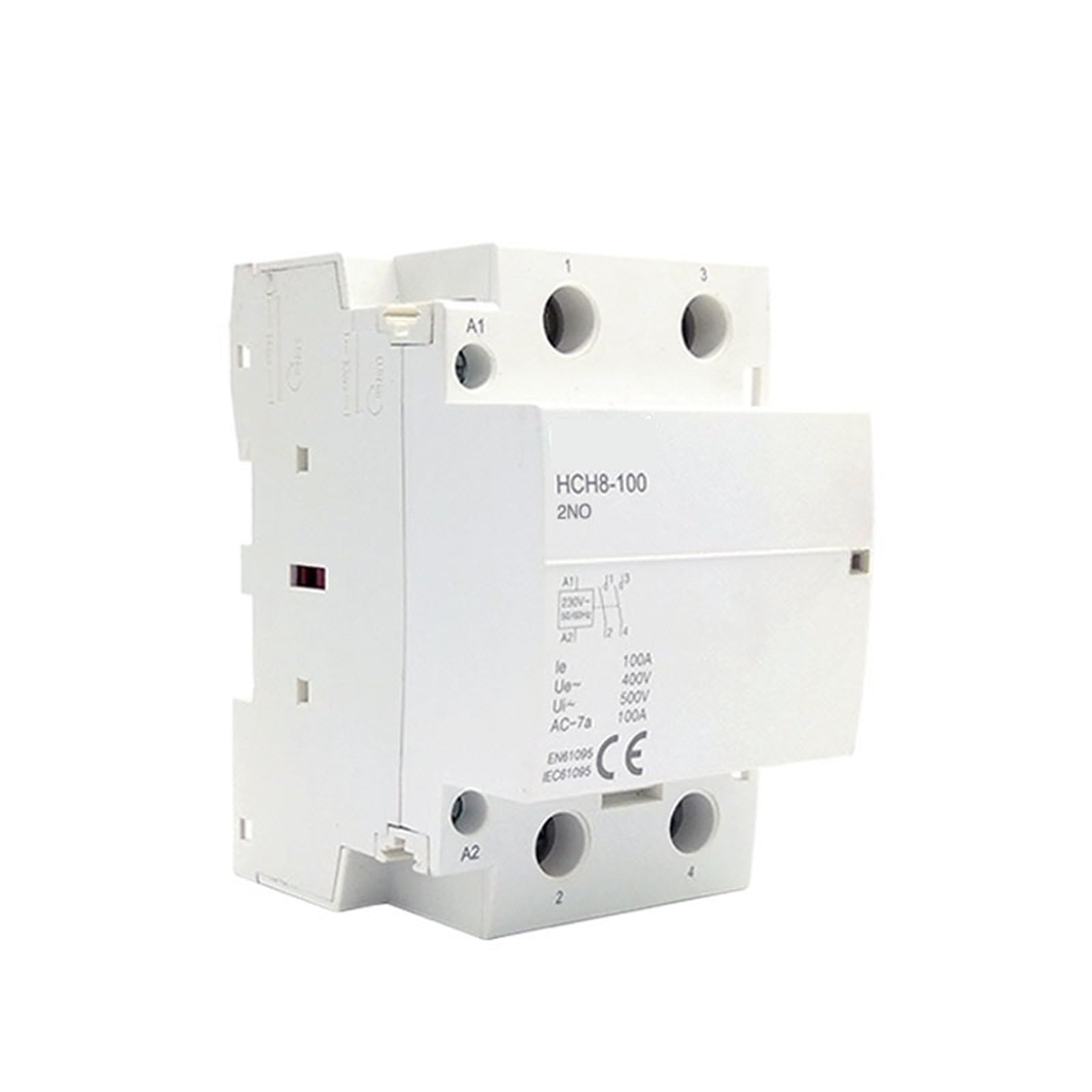 Contacteur modulaire HCH8-100 4P 100A 2NO2NC pour rail DIN automatique domestique 230V