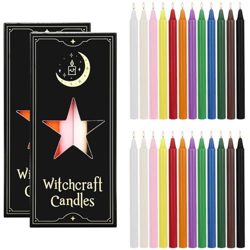 Chanukka Kerzen, 24 Stabkerzen Bunt, kleine stabkerzen, 16 cm hoch,...