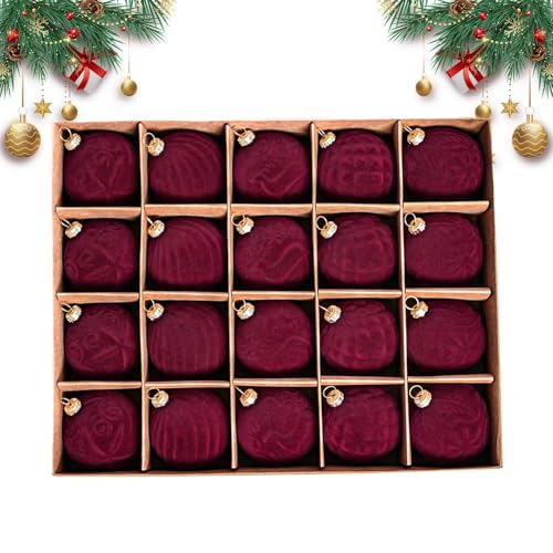 Set de décorations de Noël 20 pièces pour pendaison festive et événements