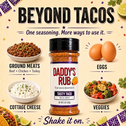 Image of Daddy's Rub Premium Taco Seasoning Mix, 5oz (Pack of 1)