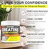 Creatine HMB, Creatine Powder for Men & Women, Micronized Creatine Monohydrate for Muscle Growth & Recovery and Increased Strength, Performance, Creatine HMB with Glutamine, Gluten Free, 30 Servings