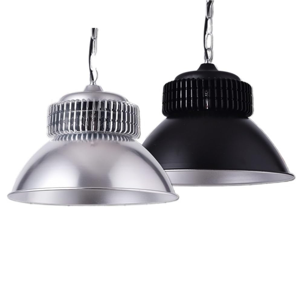 EMFYL lampadine 4 pz/lotto Luce Mineraria Alettata 100 w/150 w/200 w/300 w Baldacchino High Bay Pitch Luce Officina Della Fabbrica luce Della Fabbrica Ha Condotto La Luce Mineraria ( Colore : Silver C
