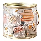 Anjetan Boîte De Bonbons Décoratifs De Noël Boîte De Bonbons Portable Dessin Animé Festive Festive Boîte De Traitement Imprimée À La Main pour Le Nouvel an Halloween Nommas